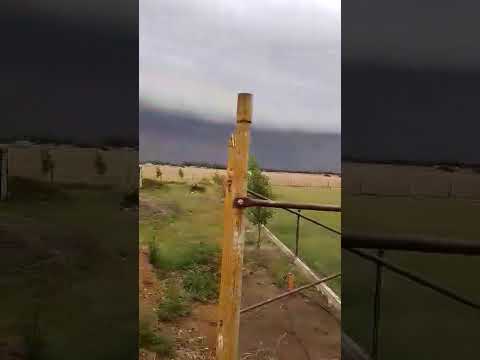 Frente de tormenta avanzando por Huinca renanco en la pcia de Córdoba hoy 17/11/25 #tormenta