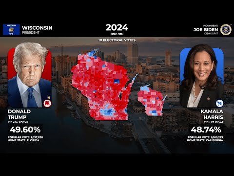 How Wisconsin Voted for President (1924-2024)
