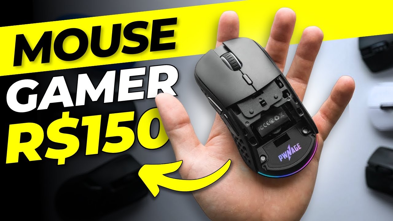 5 Melhores Mouse Gamer Bom e Barato CUSTO BENEFICIO 2023- Mouse Gamer Ultraleve, Wireless....