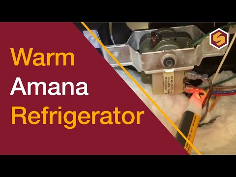Amana Refrigerator Warm — Freezer Not Defrosting