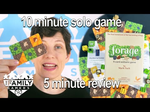 Forage - a 5 minute solo game review