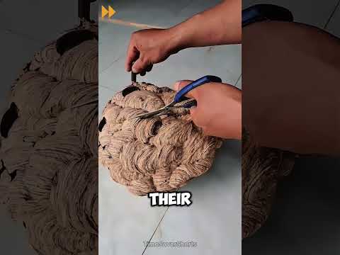 Have You Seen the Inside of a Wasp Hive