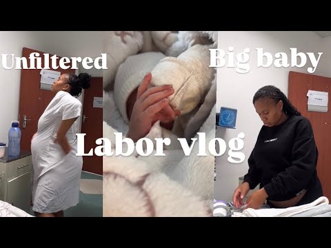 #vlog | labor vlog| unfiltered | pains| labor pains | complications| big baby|