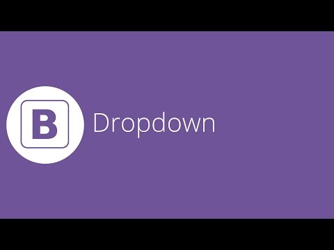Bootstrap tutorial 16 - Dropdowns