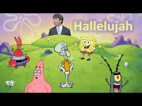 SpongeBob cast sings Hallelujah for Stephen Hillenburg (AI Cover)
