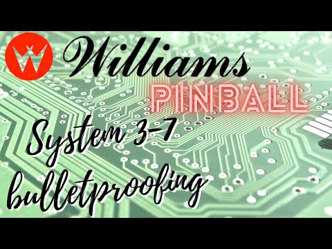 Bulletproofing Williams 3-7 MPU and Driver Boards Pinball Repair.  #Williams #System3-7 #Pinball