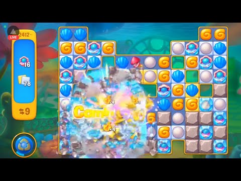 Fishdom lvl 2409-2414 Booster or not?💥🐠🔥Gameplay #218👑🎮