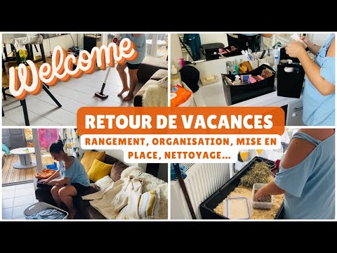RETOUR DE VACANCES 😫: RANGEMENT, ORGANISATION, TRIE….🚘🧹