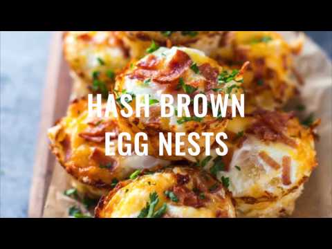 Hash Brown Egg Nests