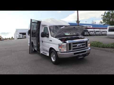 2016 Ford Turtle Top Van Terra 14 Passenger Shuttle Bus - S19168