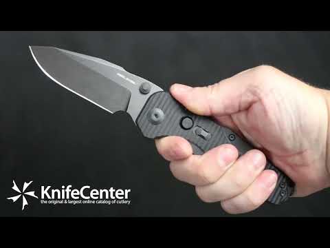 Real Steel Knives Carson Huang Evolution Ironclad Button Frame Lock Folding Knife