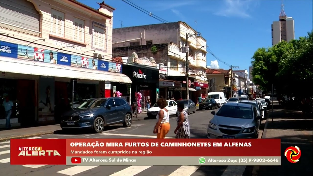 Operação combate quadrilha suspeita de furtar Hilux em Alfenas