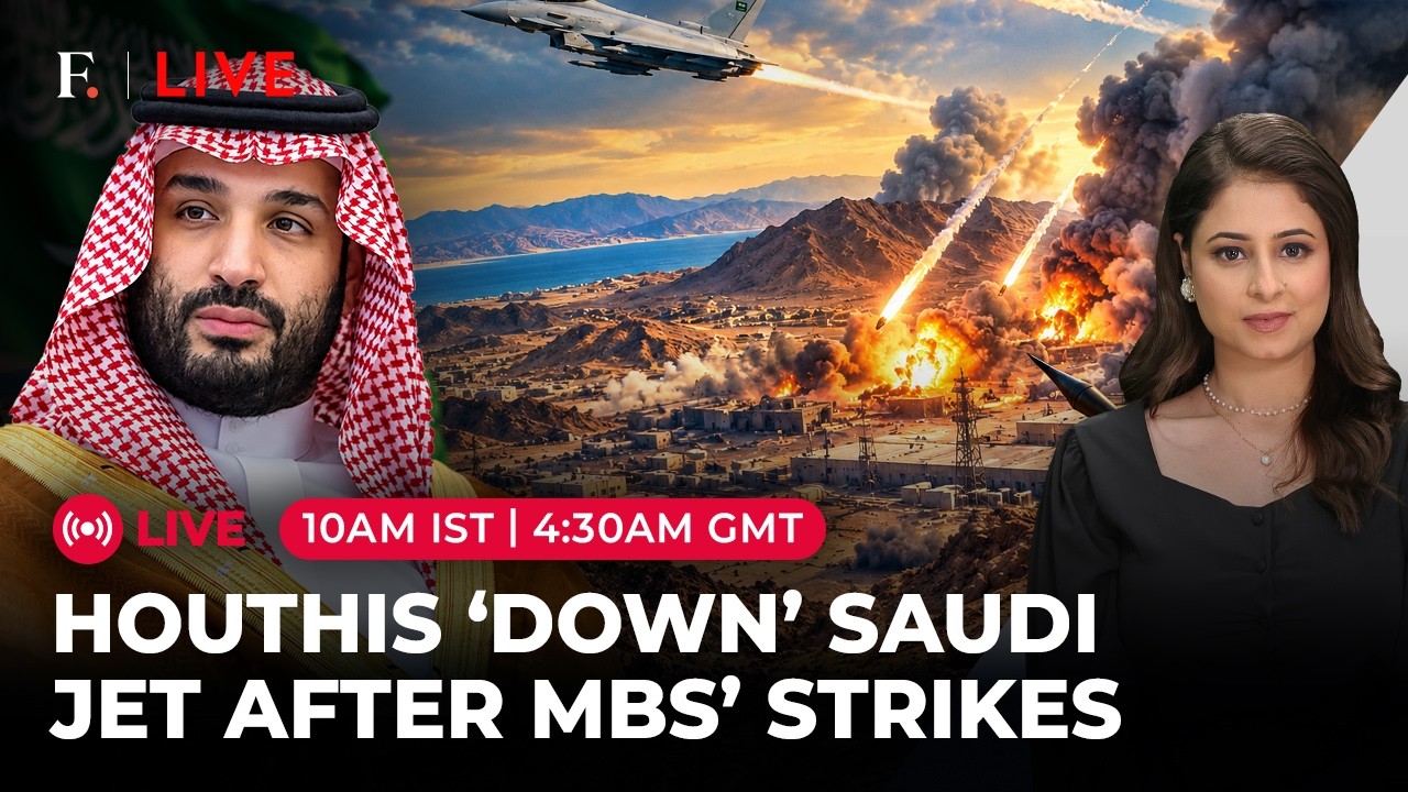 LIVE | Saudi Jet ‘Downed’? Houthis Claim Fighter Kill After MBS’ Yemen Strikes | Firstpost Live