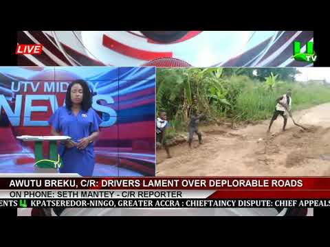 Awutu Breku: Drivers Lament Over Deplorable Roads