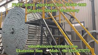 plastic manholes extrusion production machinery youtube video