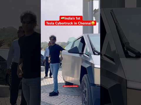 Mr. Adityaram Chairman Sir Buys, India’s 1st Tesla Cybertruck in Chennai😍 #teslacybertruck #chennai