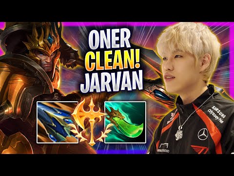 ONER IS SO CLEAN WITH JARVAN! - T1 Oner Plays Jarvan JUNGLE vs Jax! | Season 2024