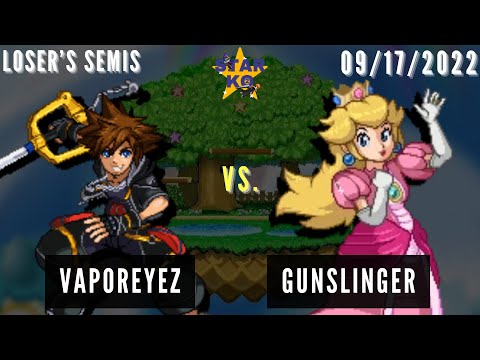 VaporeyeZ (Sora) vs. gunslinger (Peach) - Loser's Semis - Star KO 2