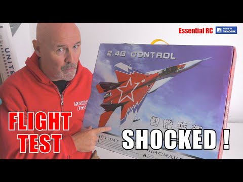 SHOCK OUTCOME !!! WILL IT FLY WITH NO CONTROL SURFACES ? RC SU-27 JET: ESSENTIAL RC FLIGHT TEST