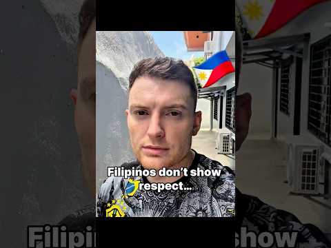 Filipinos don’t show respect… #philippines #filipino #philippinestravel #fyp
