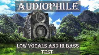Audiophile Low Vocals And Hi Bass Test [ Speaker Setup Test ]