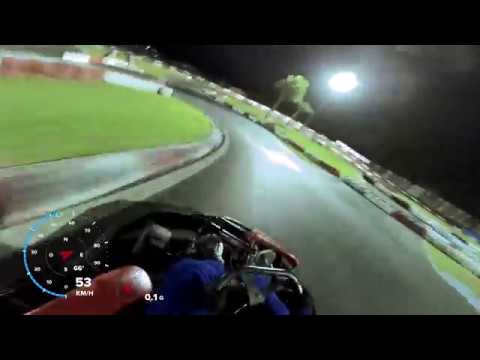 Corrida de Kart no Granja Viana - Telemetria - OnBoard