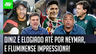 ‘Você vê esse Fluminense do Diniz jogar e…’: Flu agrada até Neymar e é exaltado