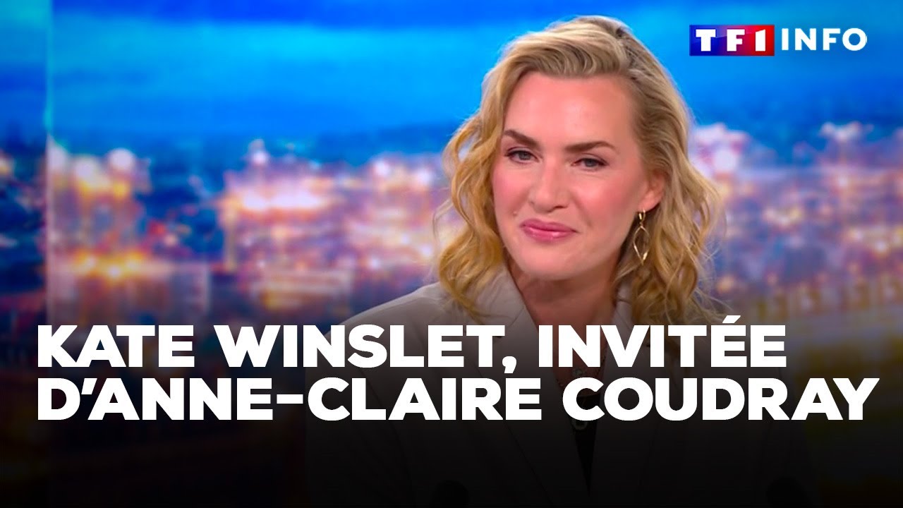 Kate Winslet était l'invitée d'Anne-Claire Coudray