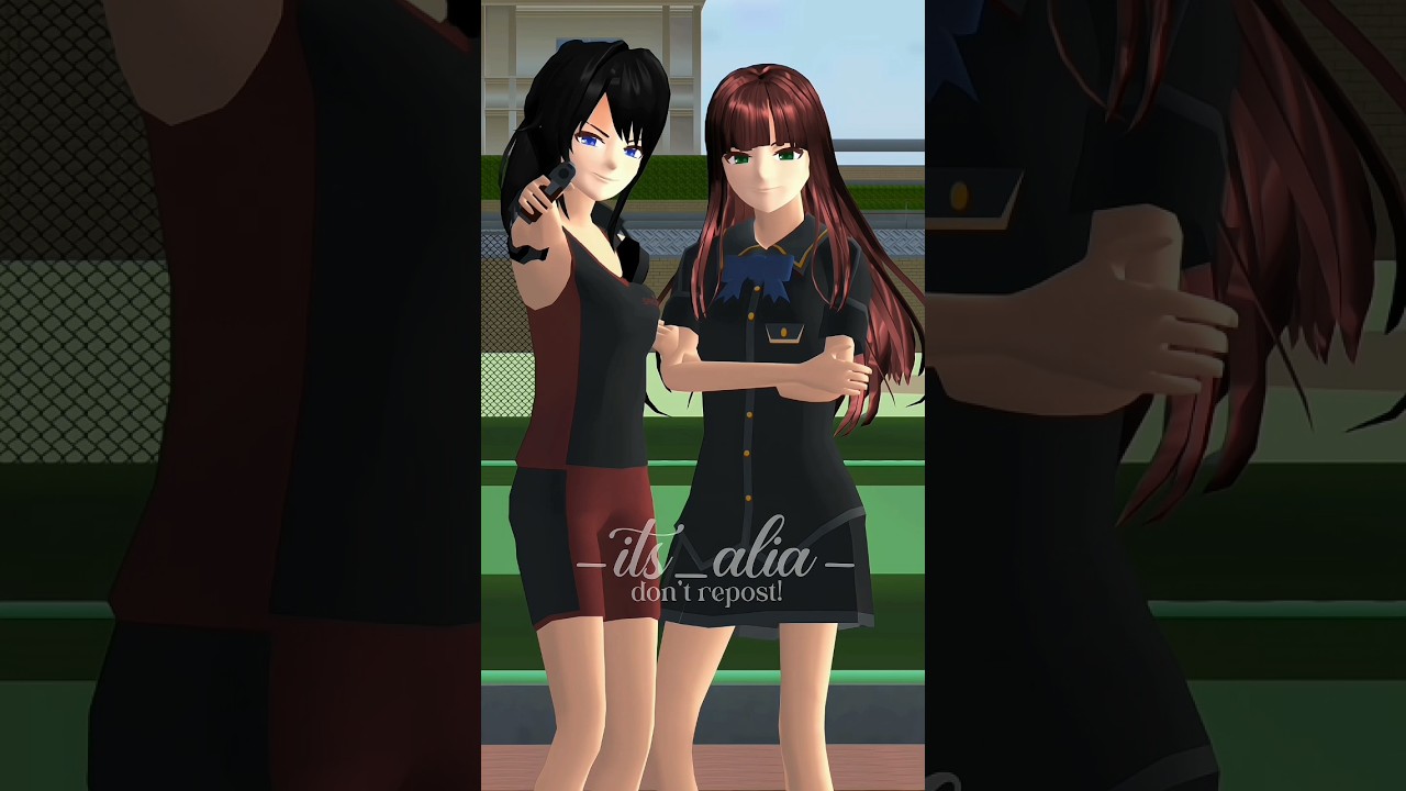 nembak pelakor😜🔪||IB+sound:@onecatcher3088||#sakuraschoolsimulator #shorts