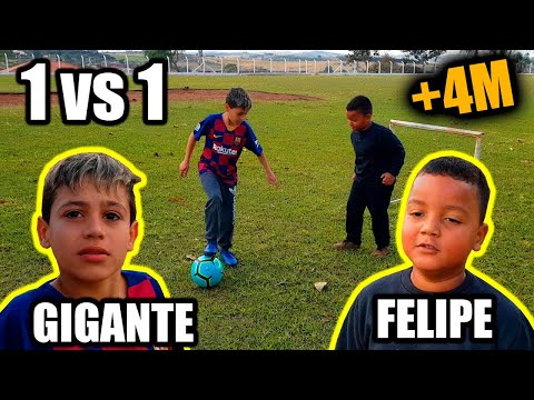 FELIPE TOYS CHAMOU GIGANTE PRA UMA REVANCHE NO 1 VS 1 (Futebol)