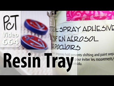 DIY Non-Slip Resin Doming Tray Idea