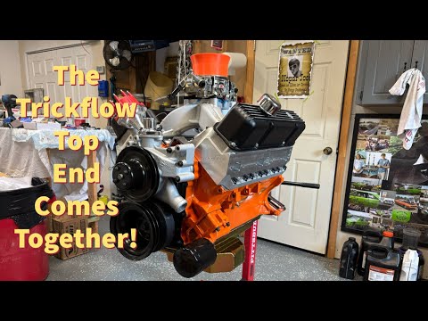Trickflow 270 Top End Installation on the 512 Stroker #mopar #trickflow #engine #e85