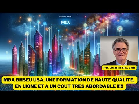 MBA BHSEU EUA.UNE FORMATION DE HAUTE QUALITE, EN LIGNE ET A UN COUT ABORDABLE !!!!!