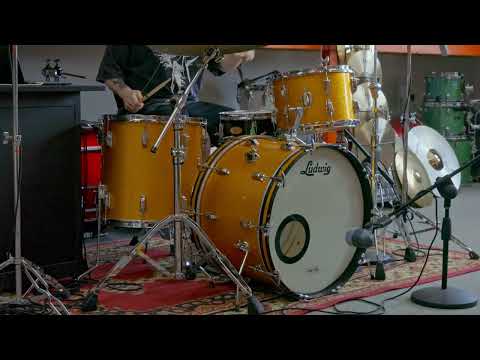 1960s Ludwig Gold Sparkle Super Classic Drum Set image 24