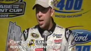 NASCAR Sprint Cup Series Ford 400 Post-race: Championship winning Team Part 5
