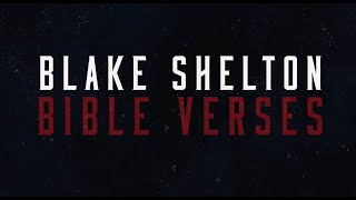 Blake Shelton Bible Verses