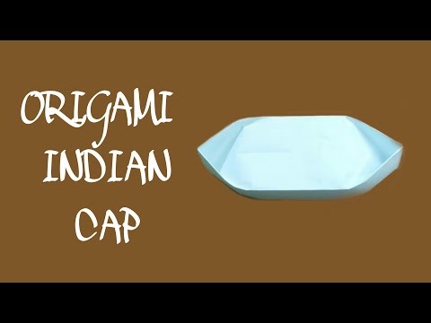 Origami Indian Cap