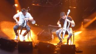 2Cellos - Where The Streets Have No Name (live @ Brussels 31/05/2016)