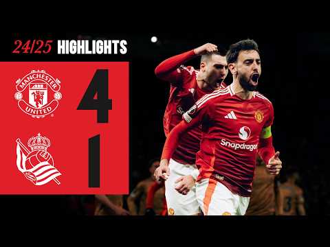 BRUNO HAT-TRICK 😍🎩 | Man Utd v Real Sociedad