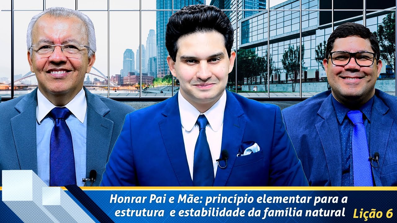 Revista de EBD Betel Dominical 6: Honrar Pai e Mãe: princípio elementar ...  da família natural