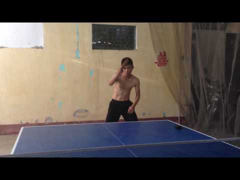 Forehand vs pingpong machine mini