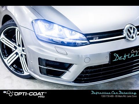 VW Golf R Definitive Sydney Opti Coat Spray Gun Permanent Paint Protection Treatment DefinitiveWeCar