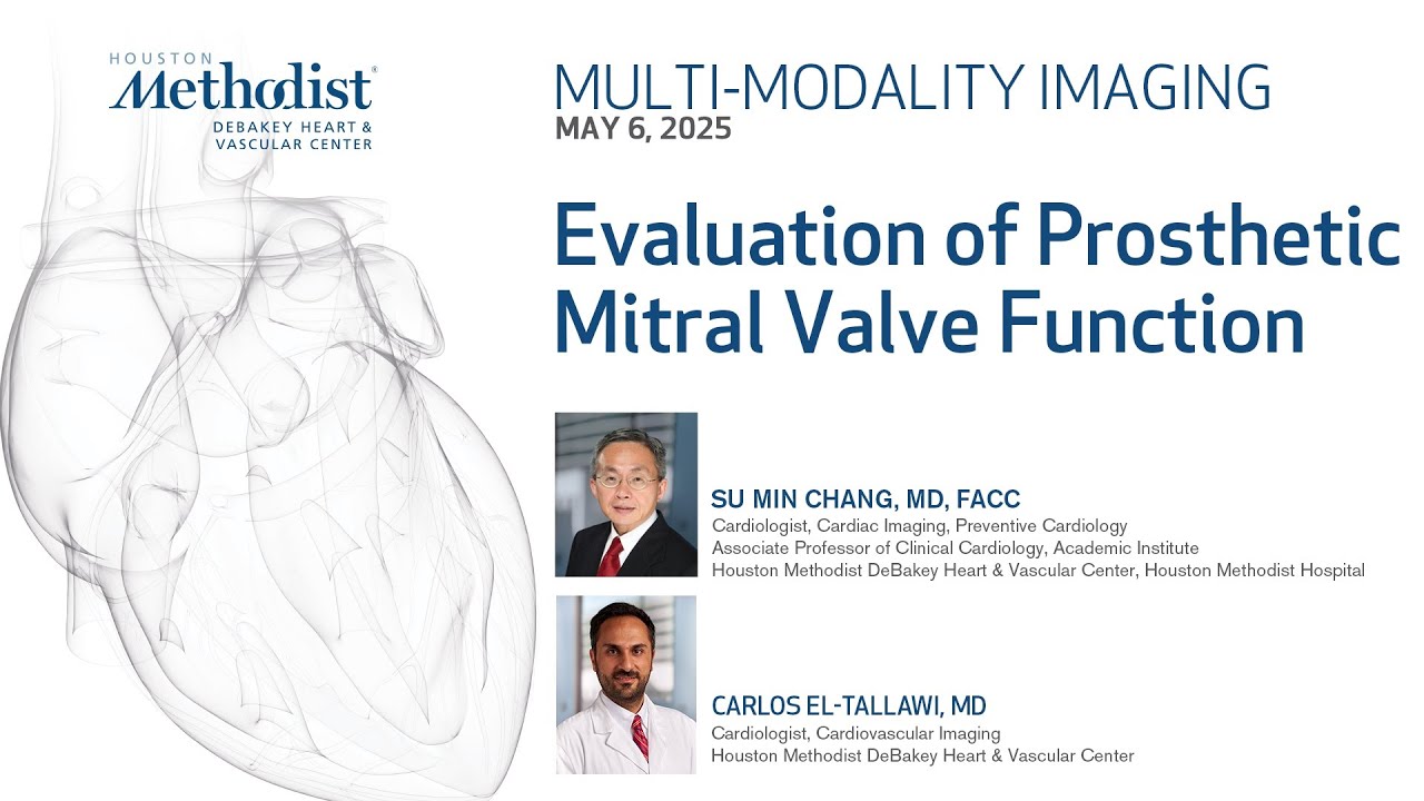 05.06 .25 MMI Conference Evaluation of prosthetic mitral valve function Drs. Zoghbi and Chang
