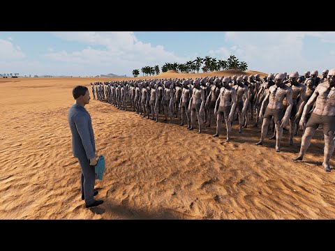 NIKOLA TESLA vs 500 ZOMBIES - Ultimate Epic Battle Simulator 2 | UEBS 2