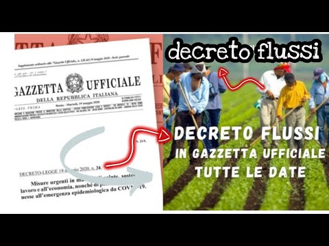 decreto flussi:via libera alle domande il 27 gennaio(Gazzetta ufficiale, tutte le date per l'invio).