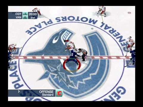 NHL 2009 VAN vs CGY part 1