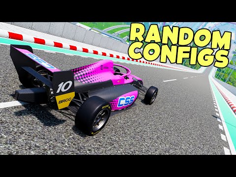 Which Randomly Generated Car Config Can Fly The Furthest On Car Jump Arena? PART 5 - BeamNG Drive
