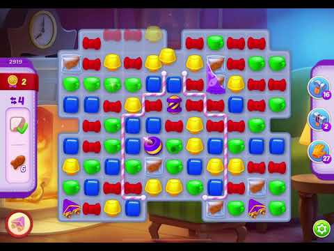 HomeScapes Level 2919 no boosters (12 moves)