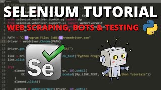 Python Selenium Tutorial #1 - Web Scraping, Bots &amp; Testing