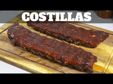COSTILLAS de CERDO al HORNO [Baby Back Ribs] [Estilo BBQ] | William Priets